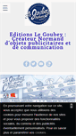 Mobile Screenshot of editions-le-goubey.com